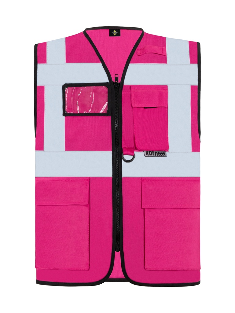 Korntex Multifunktionsweste, magenta, 3XL