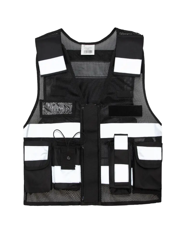 Korntex taktische Mesh Einsatzweste, schwarz, M/XL
