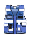 Korntex taktische Mesh Einsatzweste, royalblau, M/XL