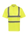 Korntex Hi-Vis Poly-Cotton Poloshirt EN 20471, neongelb, 6XL