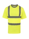 Korntex Hi-Vis Poly-Cotton T-Shirt EN 20471, neongelb, S