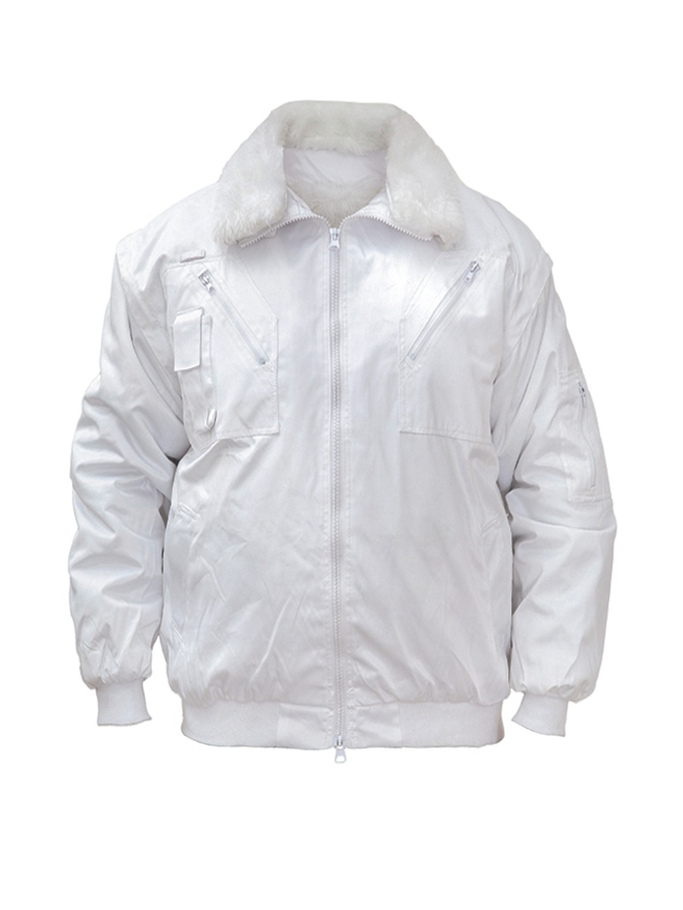 Korntex Pilotenjacke, weiss, L