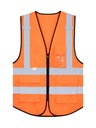 Korntex Multifunktionswarnweste Premium EN 20471 , neonorange, XXL/3XL