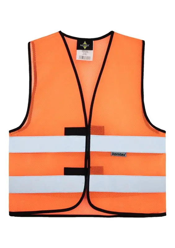 Korntex Mesh Warnweste EN 20471, neonorange, 4XL