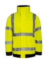 Korntex Hi-Vis Regenjacke EN 20471, neongelb, S