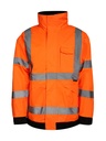 Korntex Hi-Vis Regenjacke EN 20471, neonorange, XL