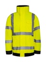 Korntex Hi-Vis leichte Regenjacke EN 20471, neongelb, S