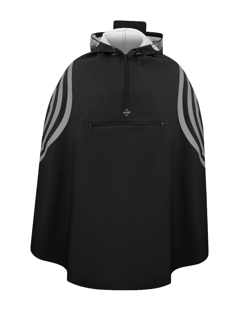 Korntex Regenponcho EN 343, schwarz, S