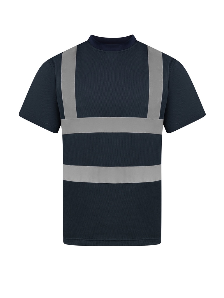 Korntex T-Shirt mit vier Reflexstreifen, navyblau, 5XL