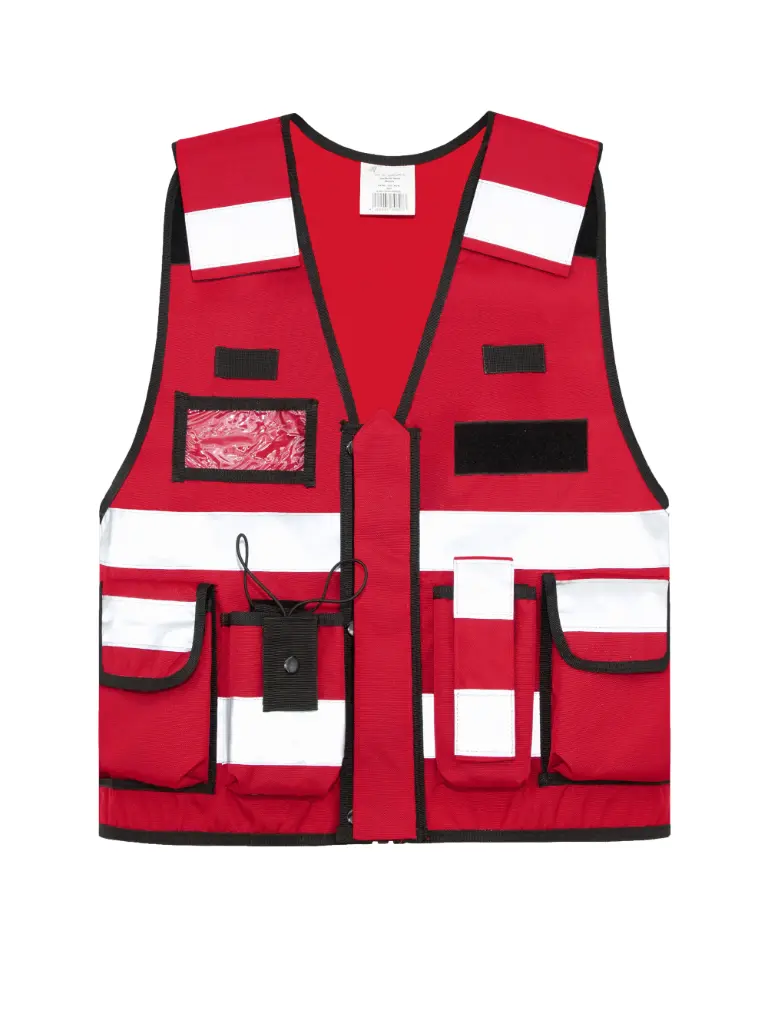 Korntex taktische Einsatzweste Basic, rot, XXL/4XL