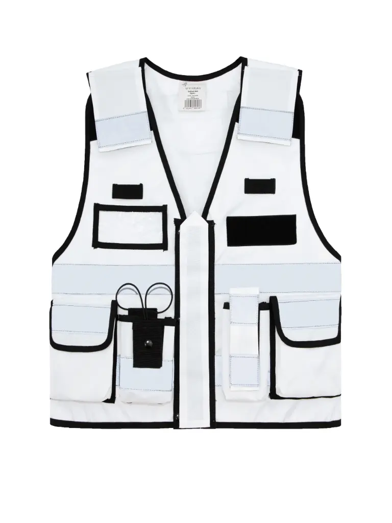 Korntex taktische Einsatzweste Basic, weiss, M/XL