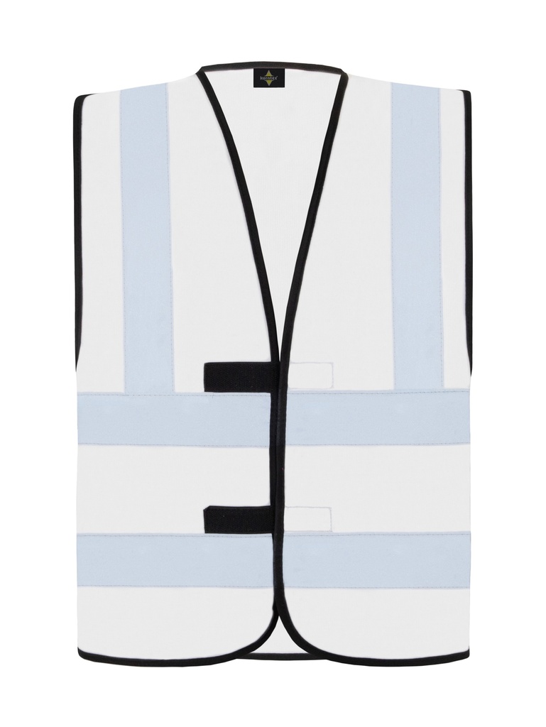 Korntex Funktionsweste mit vier Reflexstreifen, weiss, 5XL