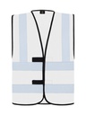 Korntex Funktionsweste mit vier Reflexstreifen, weiss, 6XL