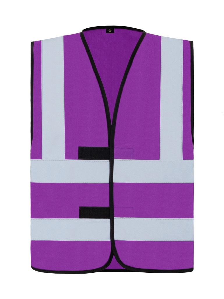 Korntex Funktionsweste mit vier Reflexstreifen, violett, XXL