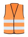 Korntex Warnweste mit schwarzem Saum EN 20471, neonorange, 6XL