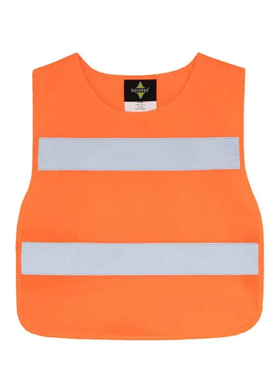 Korntex Kinderponcho, neonorange, M