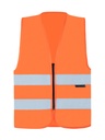 Korntex Warnweste mit Reissverschluss EN 20471, neonorange, L