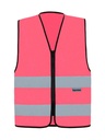 Korntex Funktionsweste mit Reissverschluss, neonpink, 5XL