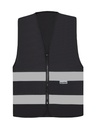 Korntex Funktionsweste mit Reissverschluss, schwarz, S