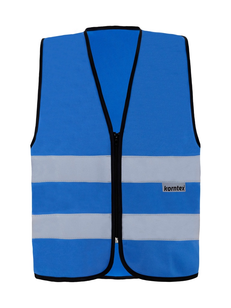 Korntex Funktionsweste mit Reissverschluss, blau, M