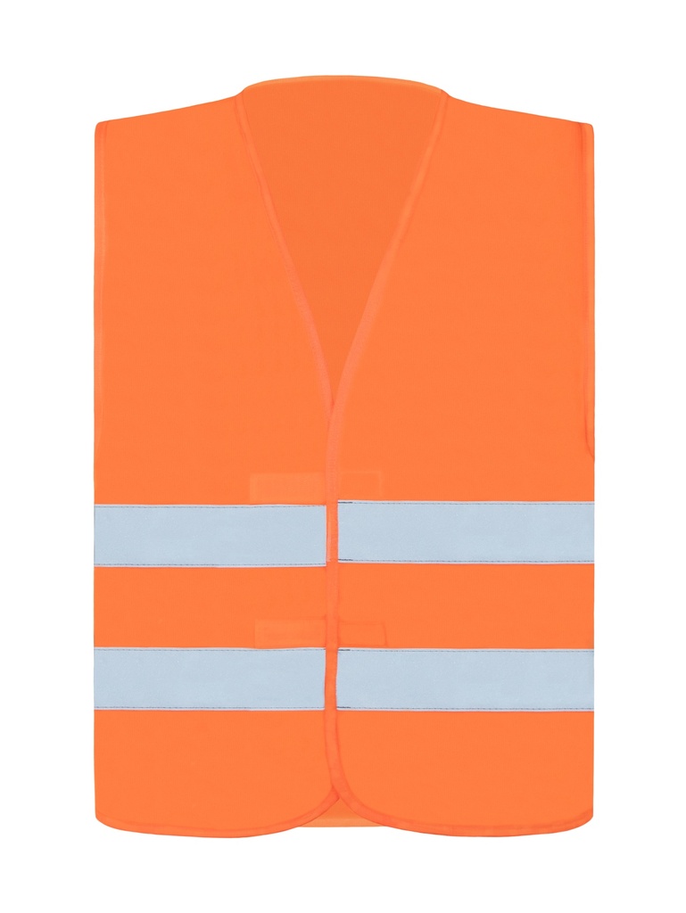 Korntex Warnweste Doppelgrössen EN 20471, neonorange, M/L