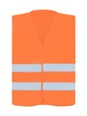 Korntex Warnweste Doppelgrössen EN 20471, neonorange, 7XL/8XL