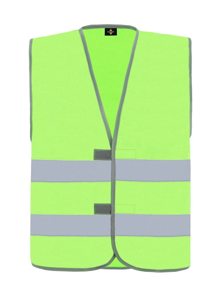 Korntex Funktionsweste Doppelgrösse EN 17353, neongrün, 5XL/6XL