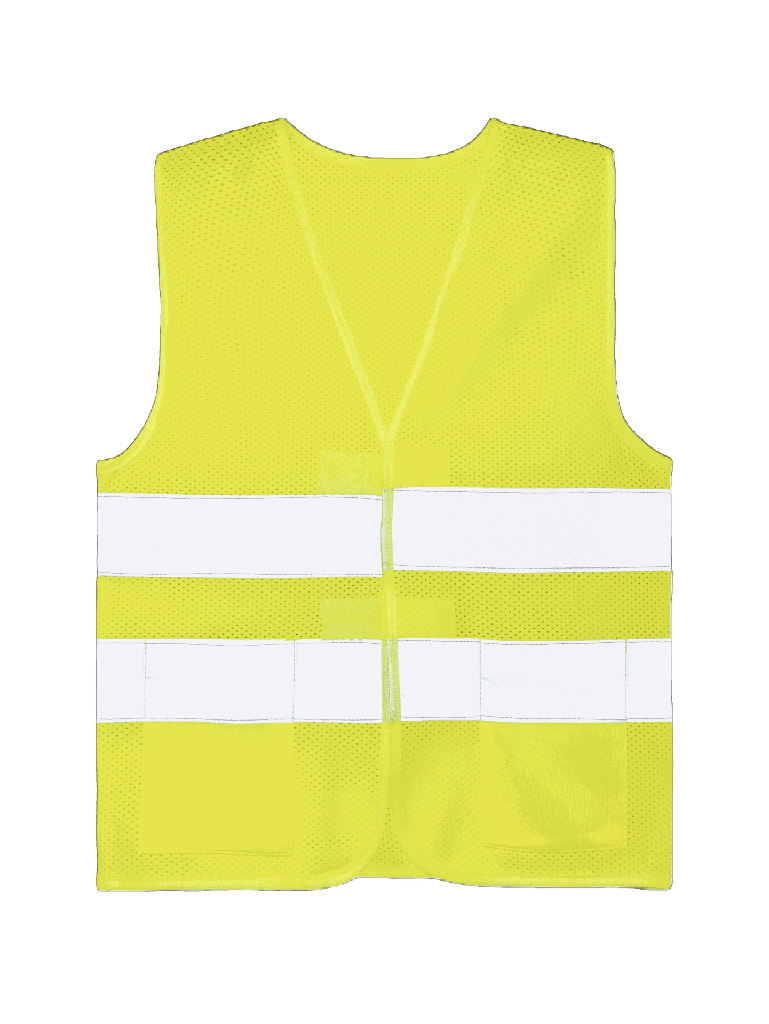 Korntex Kinder Mesh Warnweste, neongelb, XXS