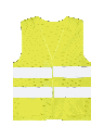 Korntex Kinder Mesh Warnweste, neongelb, XXS