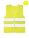 Korntex Kinder Mesh Warnweste, neongelb, XXS