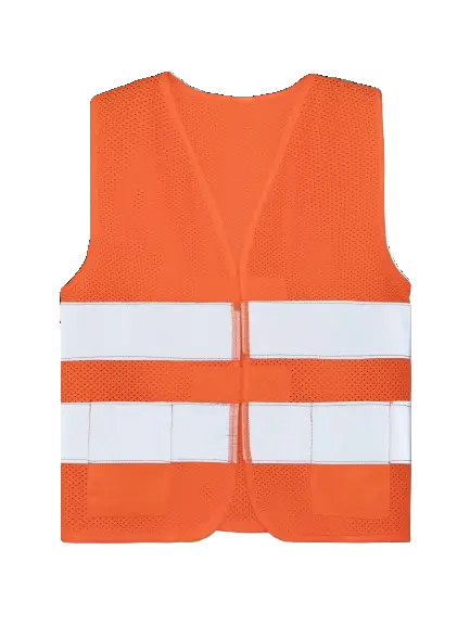 Korntex Kinder Mesh Warnweste, neonorange, XXS