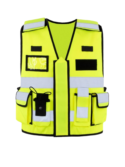 Korntex taktische Einsatzweste Basic, neongelb, XXL/4XL