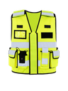Korntex taktische Einsatzweste Basic, neongelb, XXL/4XL