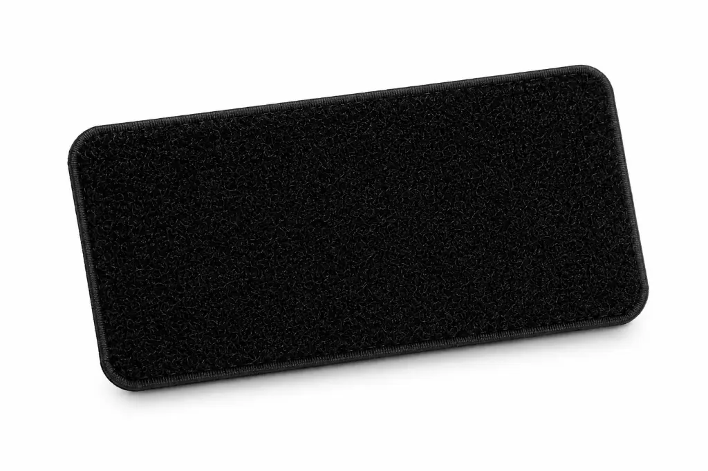 Flauschpatch individuell, schwarz