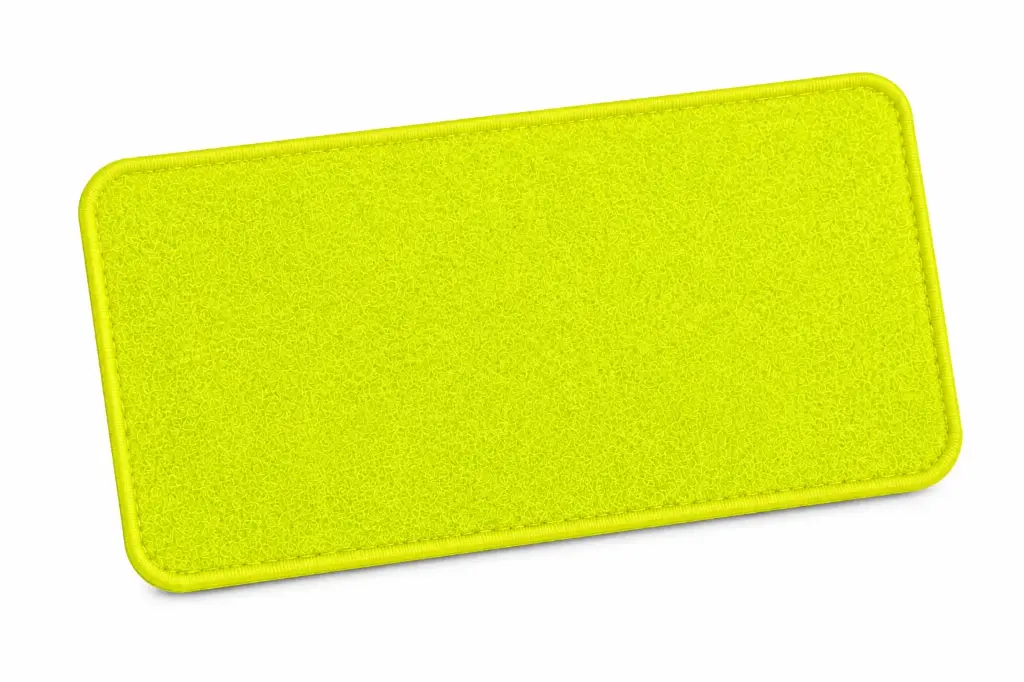 Flauschpatch individuell, neongelb
