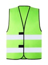 Korntex Funktionsweste mit schwarzem Saum, neongrün, XXL