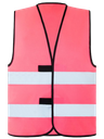 Korntex Funktionsweste mit schwarzem Saum, neonpink, S