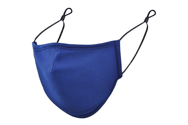 Korntex Winter Mund-Nase-Maske, royalblau