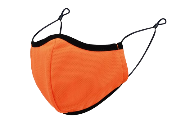 Korntex Mund-Nase-Maske neonorange